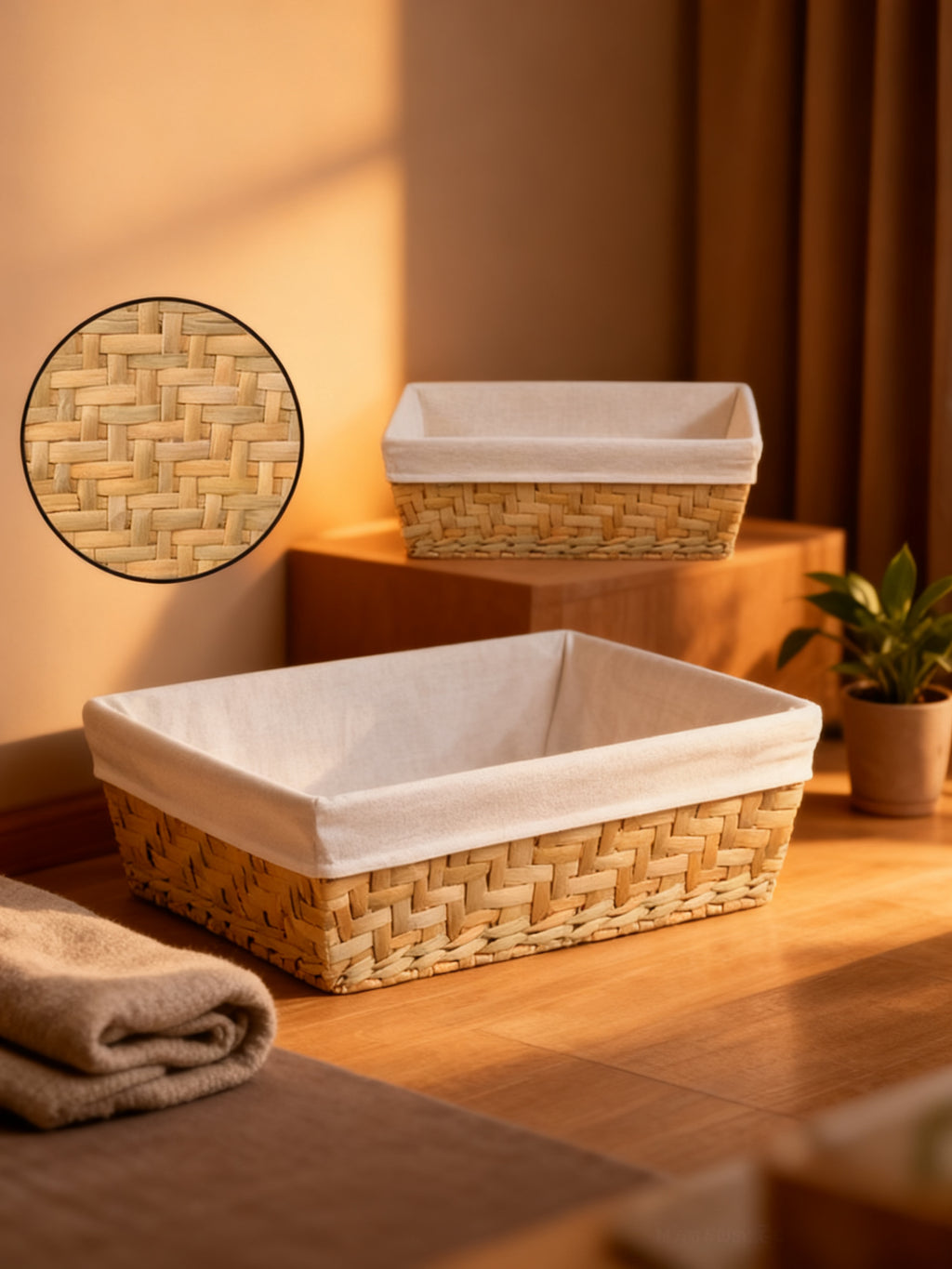 CESTA RECTANGULAR DE ALMACENAMIENTO