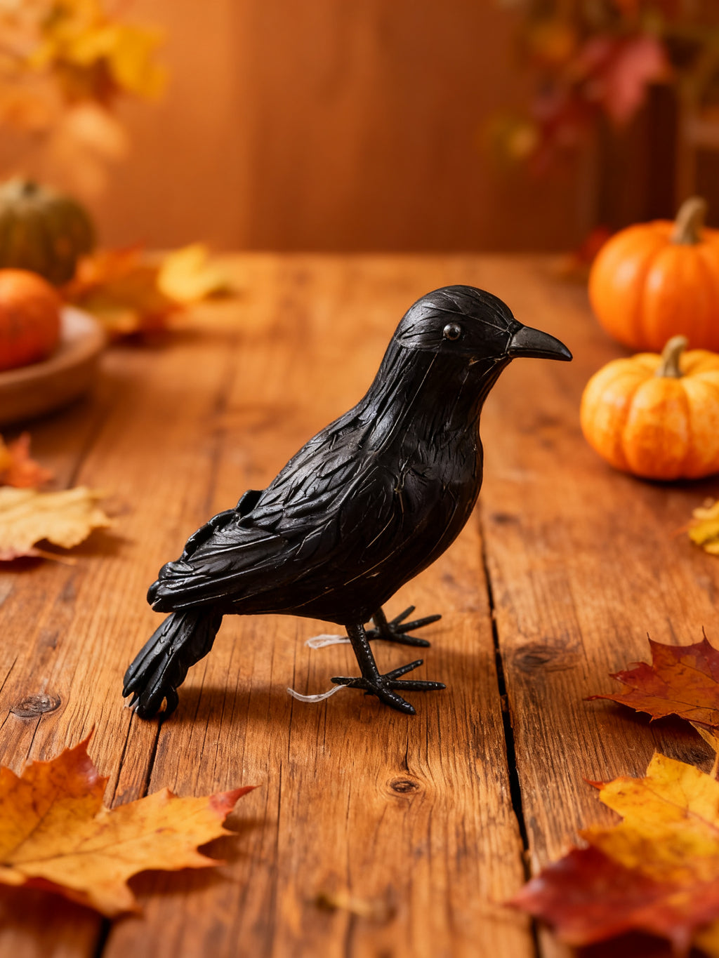Cuervo Negro Terrorífico para Halloween 1pc