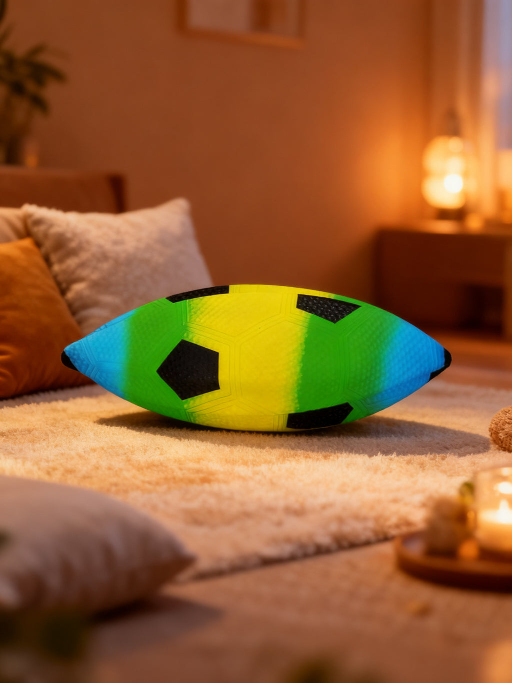 BALON COLORES FLUOR ARCOIRIS