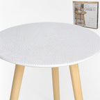 Modern Side Table | Durable Surface and Wooden Legs | Living Room and Bedroom