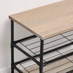 Shoe Rack with Storage Shelf