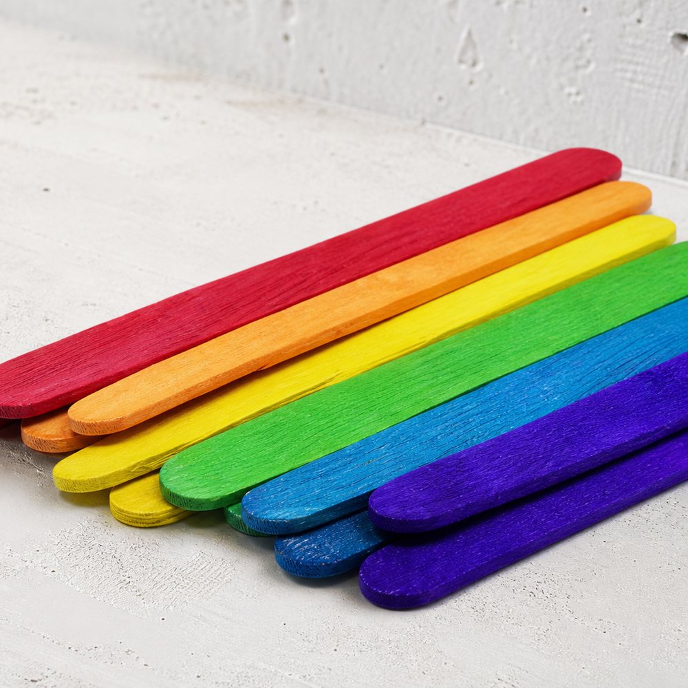 Bunte Holzstäbchen 1x11,4cm