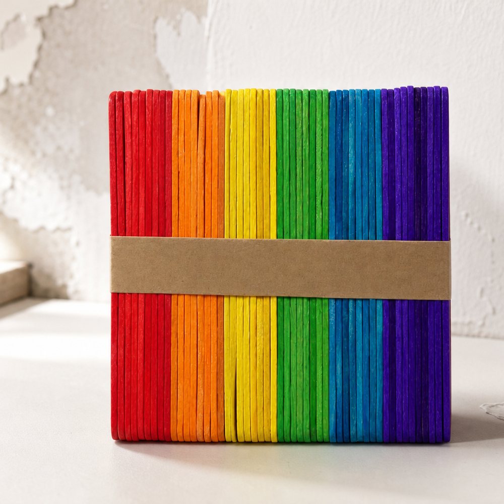 Bunte Holzstäbchen 1x11,4cm