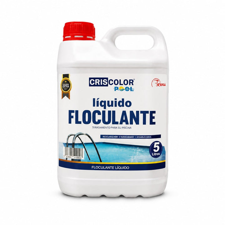 Floculante Liquido para Piscina - imagenes de producto y uso