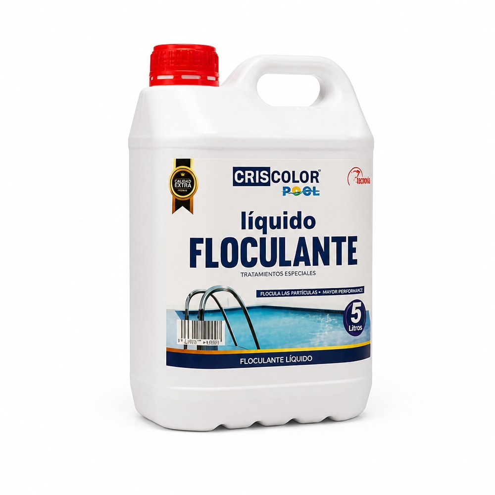 Flüssiges Flockungsmittel für Pools 5 L | Macht das Wasser klar | Für den privaten und gewerblichen Gebrauch
