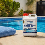 Flüssiges Flockungsmittel für Pools 5 L | Macht das Wasser klar | Für den privaten und gewerblichen Gebrauch