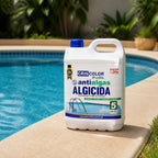 Liquid Algaecide for Pools | 5 Liters | Fast and Long-Lasting Action | Residential and Commercial