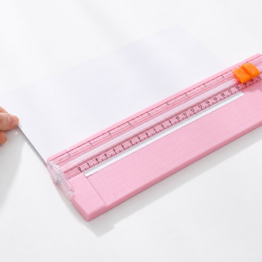 Tragbarer A5-Papierschneider 27x9cm | Präziser Schnitt | Büro, Schule und Zuhause