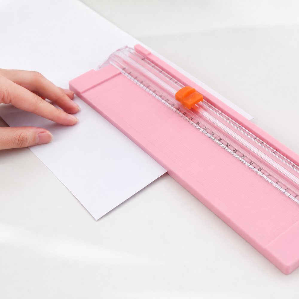 Tragbarer A5-Papierschneider 27x9cm | Präziser Schnitt | Büro, Schule und Zuhause