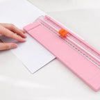 Tragbarer A5-Papierschneider 27x9cm | Präziser Schnitt | Büro, Schule und Zuhause