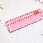 Tragbarer A5-Papierschneider 27x9cm | Präziser Schnitt | Büro, Schule und Zuhause