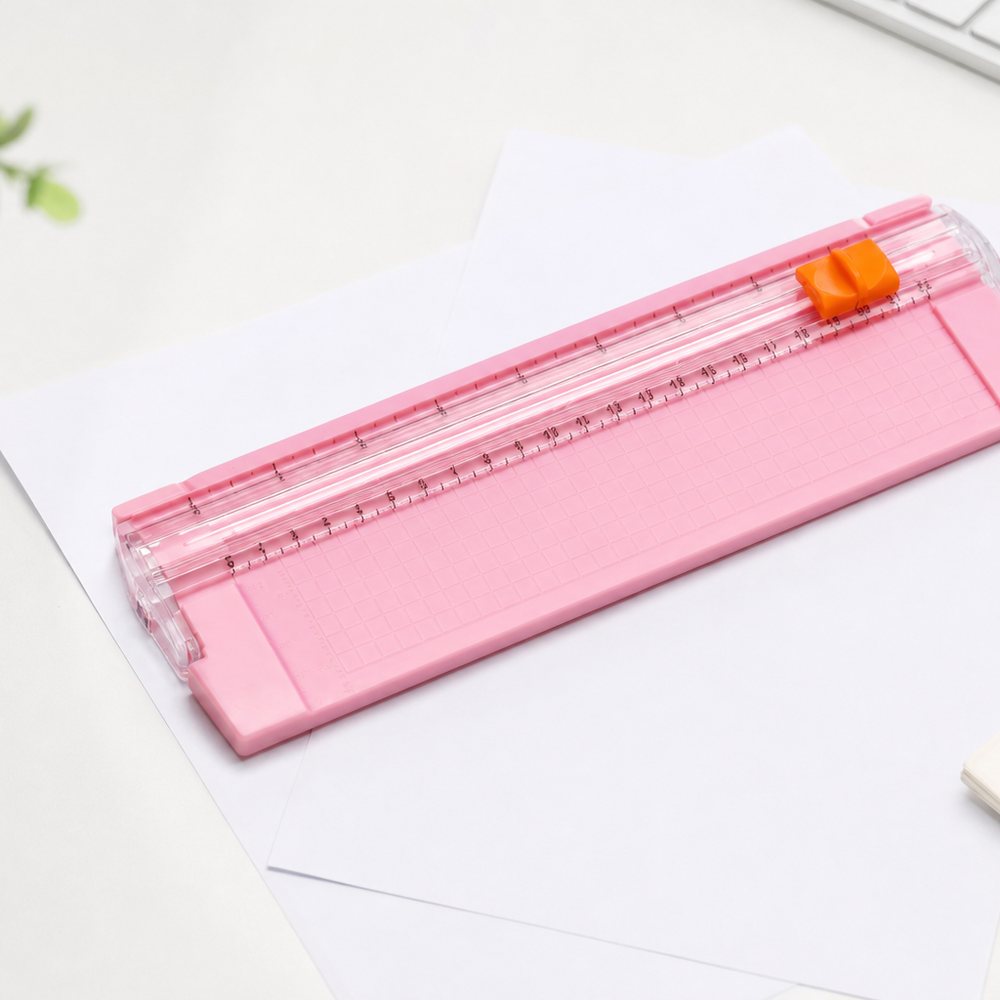 Tragbarer A5-Papierschneider 27x9cm | Präziser Schnitt | Büro, Schule und Zuhause