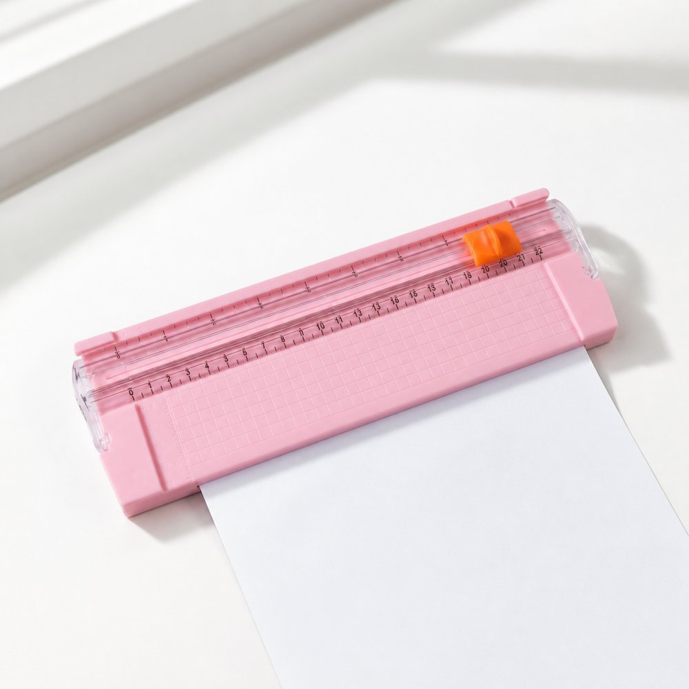 Tragbarer A5-Papierschneider 27x9cm | Präziser Schnitt | Büro, Schule und Zuhause