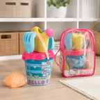Hello Kitty Sandspielset | Eimer, Werkzeuge und Tasche | Strand und Garten +3 Jahre