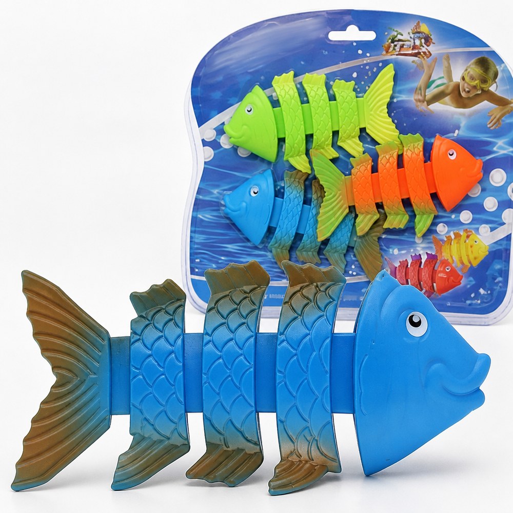 Spielzeug-Fische für den Pool | 3er-Set | 3 Farben | Wasserspiel für Kinder