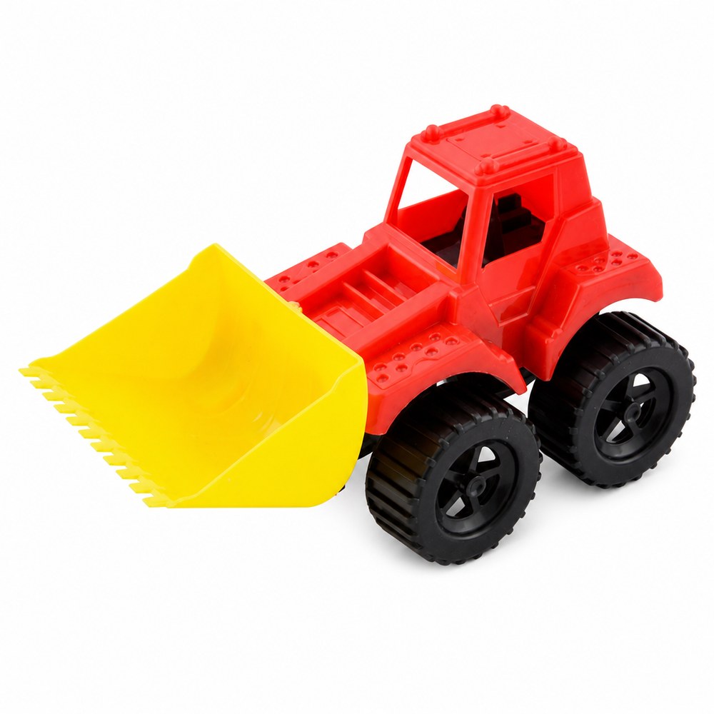 Spielzeugbagger mit funktionierenden Rädern | Robuster Kunststoff | Strand, Sand und Garten