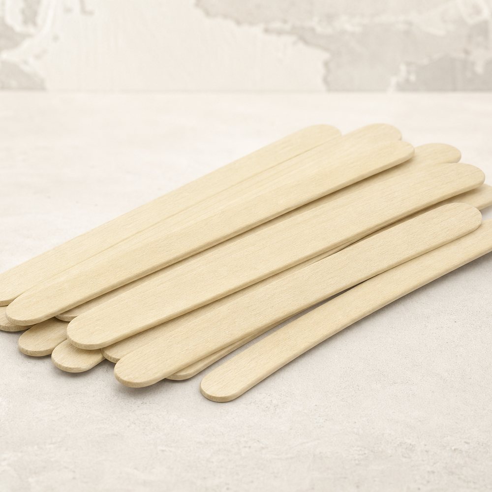 Wooden Craft Sticks | 15cm | Homemade Ice Cream, Art, and DIY