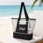 Wiederverwendbare transparente Strandtasche | Pool und Wasseraktivitäten | Eco