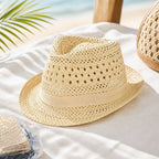 Ökologischer Strohhut — Naturfasern, plastikfrei, für Sonne am Strand und auf dem Land