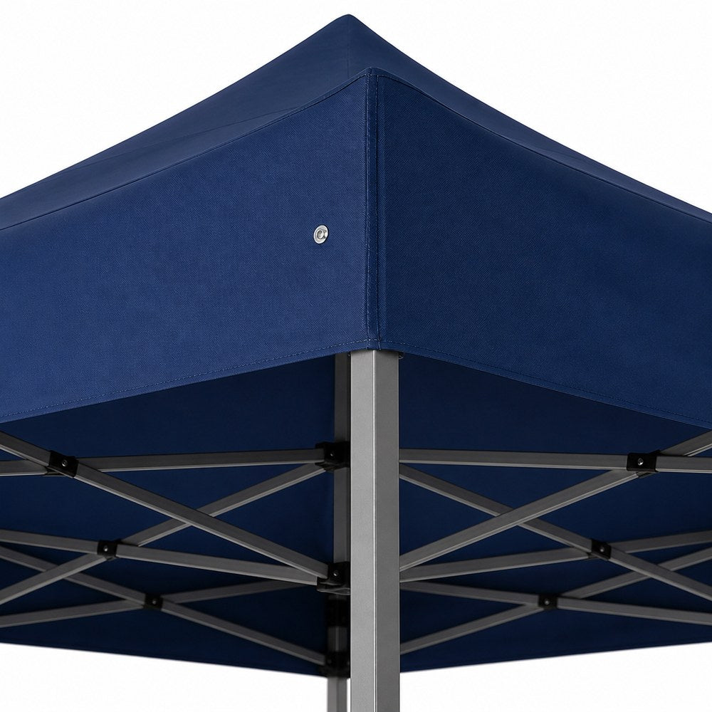 Faltpavillon Blau — Sofortiger Schatten für Garten, Markt oder Camping in Minuten