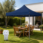 Faltpavillon Blau — Sofortiger Schatten für Garten, Markt oder Camping in Minuten