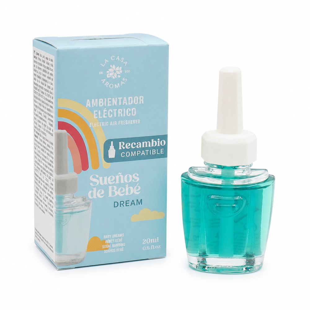 Elektrischer Lufterfrischer Babytraum | 20 ml | Sanfter und entspannender Duft | Schlafzimmer & Zuhause