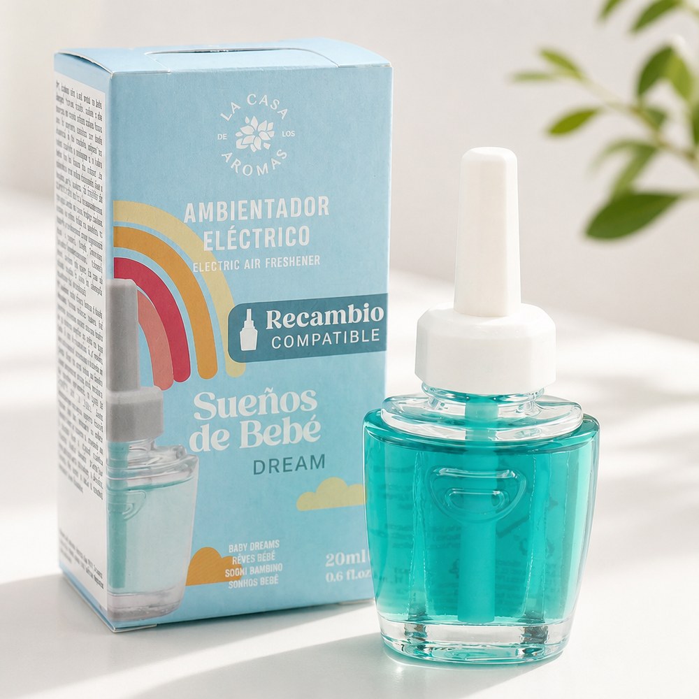 Elektrischer Lufterfrischer Babytraum | 20 ml | Sanfter und entspannender Duft | Schlafzimmer & Zuhause