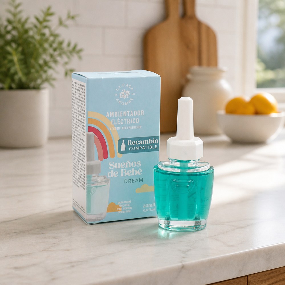 Elektrischer Lufterfrischer Babytraum | 20 ml | Sanfter und entspannender Duft | Schlafzimmer & Zuhause