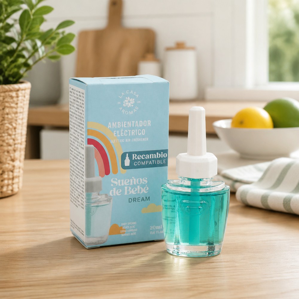 Elektrischer Lufterfrischer Babytraum | 20 ml | Sanfter und entspannender Duft | Schlafzimmer & Zuhause