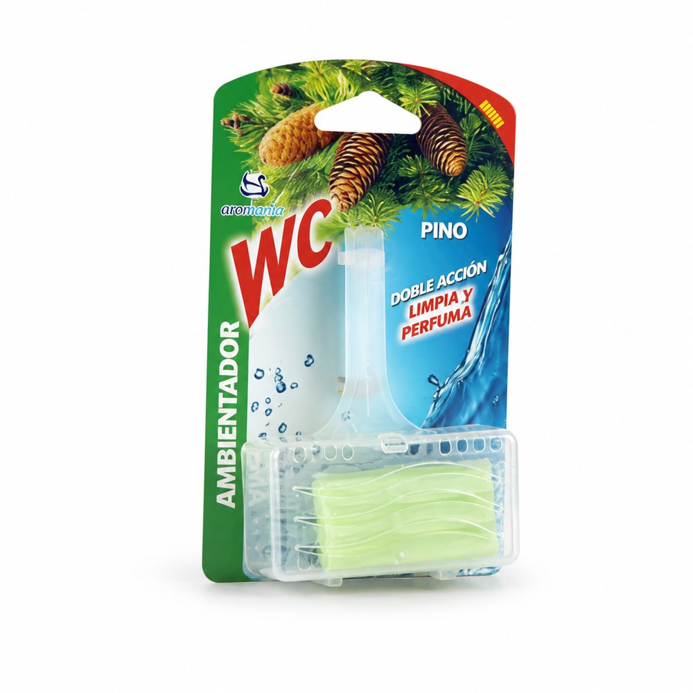 Toilet Air Freshener Double Action Pine | Cleans and Freshens | Toilet Tank | Fresh Scent