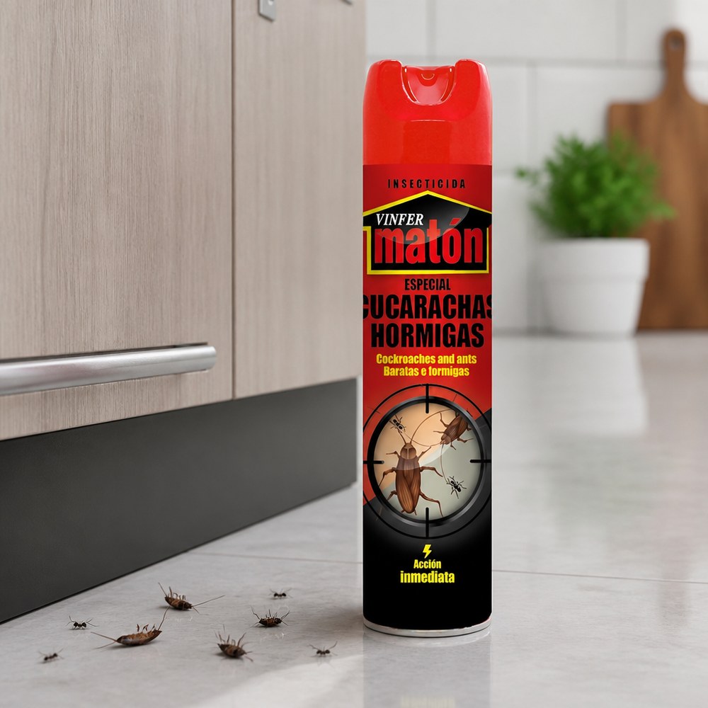 Vinfer Matón Insektenspray | Schaben und Ameisen | Sofortwirkung