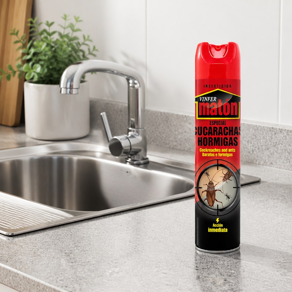Vinfer Matón Insektenspray | Schaben und Ameisen | Sofortwirkung