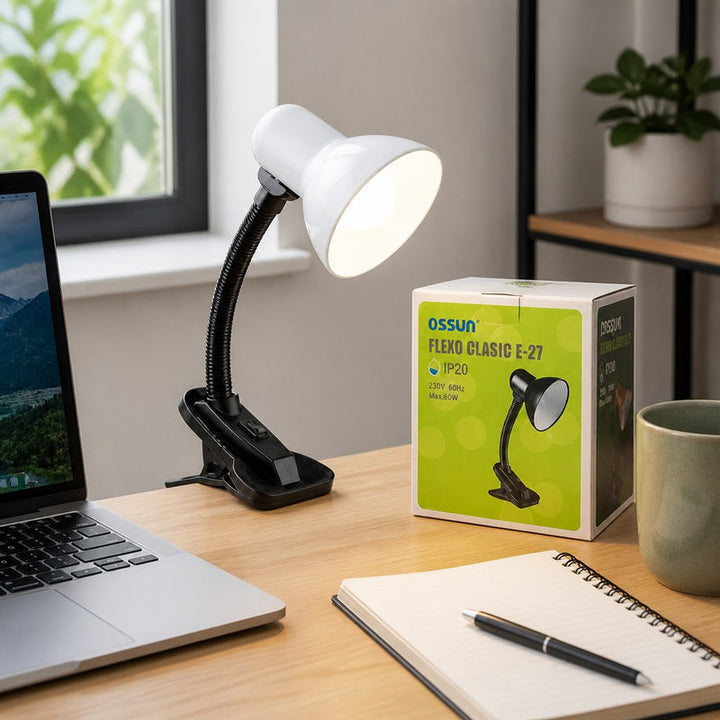 Klemm-Schreibtischlampe – 3 Modelle