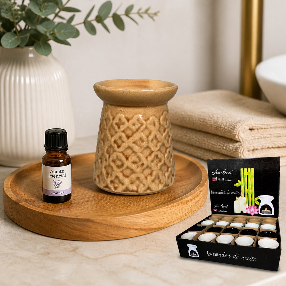 Keramik-Ölbrenner | Diffusor für ätherische Öle | Heimdekoration