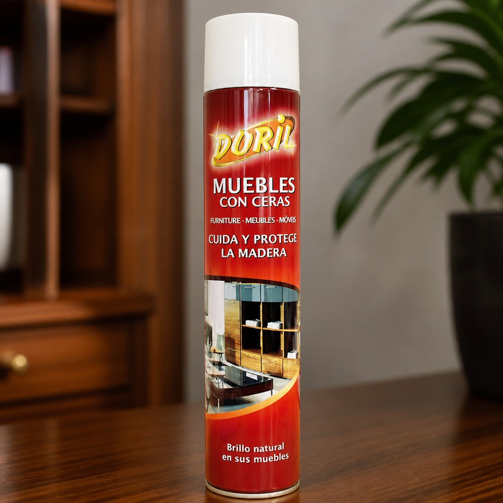 Doril Möbelpolitur | Natürlicher Glanz | Schützt das Holz | Für den Hausgebrauch