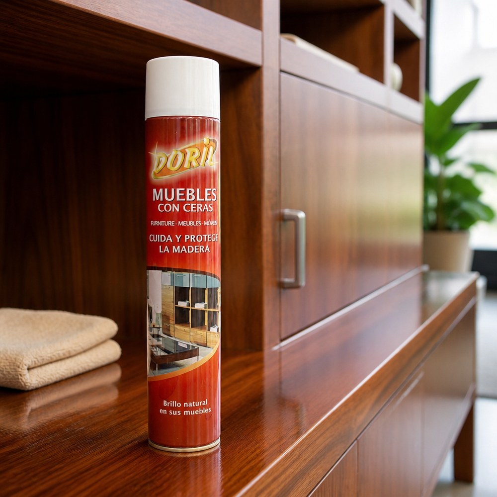 Doril Möbelpolitur | Natürlicher Glanz | Schützt das Holz | Für den Hausgebrauch