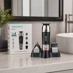 Pritech 5-in-1 Personal Care Kit | Hair, Beard and Nose | Digital Display | Home and Travel