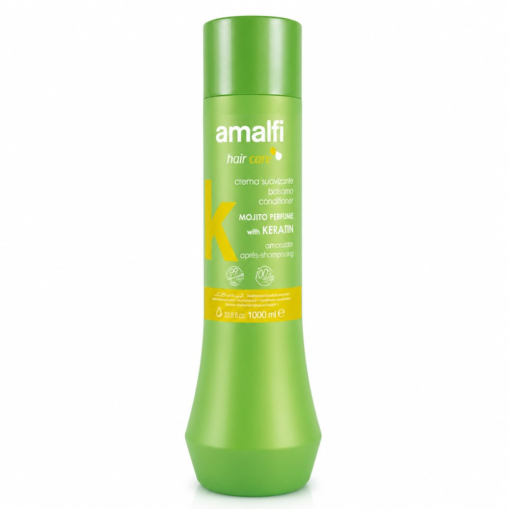 Amalfi Haarspülung mit Keratin | Mojito-Duft | 1000 ml | Alle Haartypen