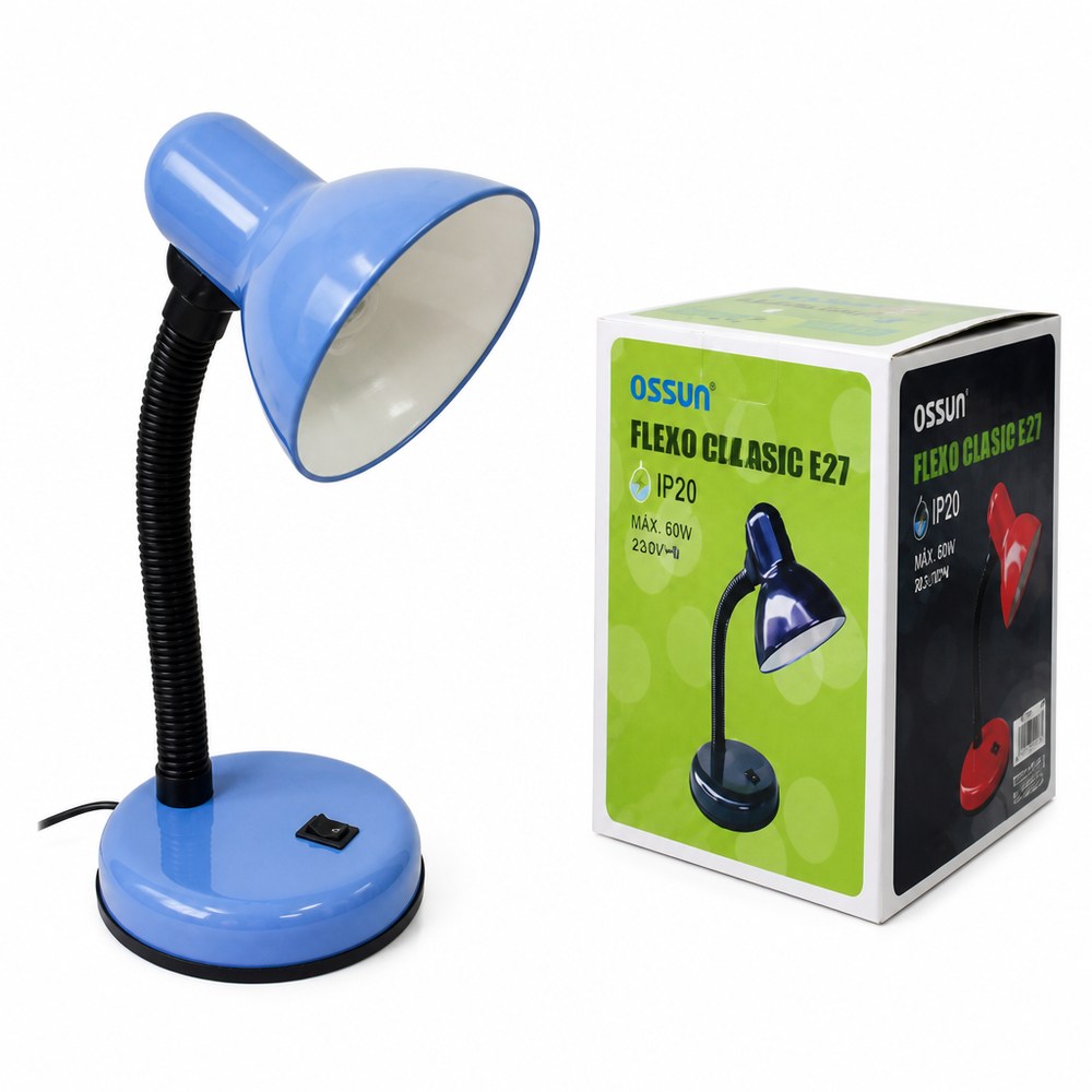 Schreibtischlampe Ossun | 60W 230V | Verstellbar | Für Studium und Arbeit