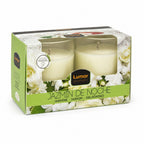 Duftkerzen im Glas Jasmin | 2er-Pack | Pflanzenwachs | Zuhause & Entspannung
