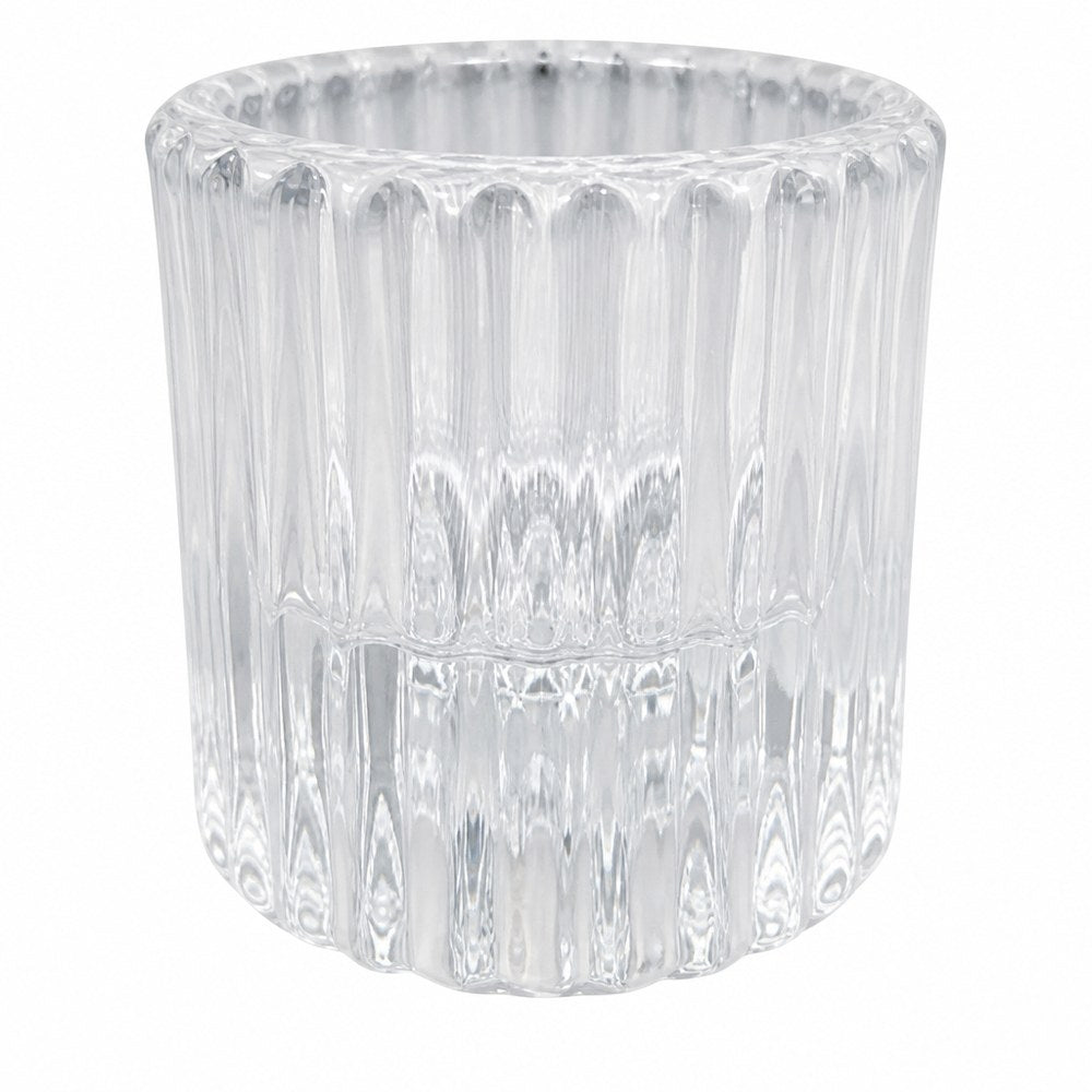 Elegantes Glaswindlichter | Heimdekoration | Standardkerzen | Wohn- und Schlafzimmer