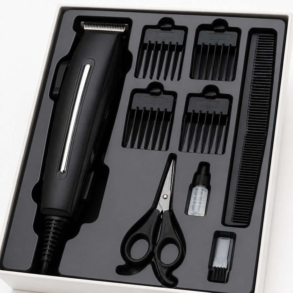 Haarschneider Maxell Power MP-HC400BL | 15 W, 8 Zubehörteile | 4 Kämme, Schere und Schmieröl