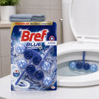 Bref Blue Activ+ WC-Reiniger | Geruchs- und Fleckenkontrolle | Spülkasten
