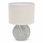 Elysee Home Tischlampe | Sockel Blatt-Design | E14 Fassung max. 40W | 90 cm | Wohn- und Schlafzimmer
