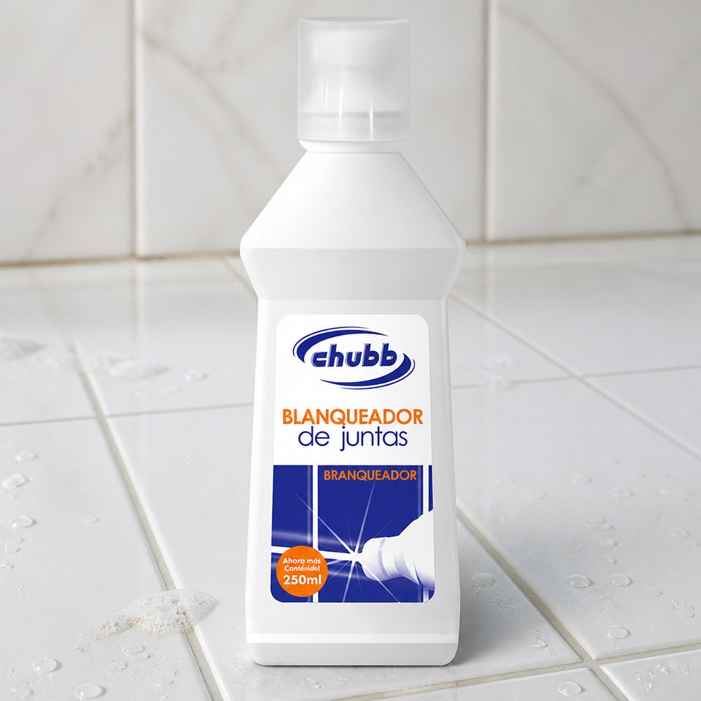Chubb Fugenreiniger | 250 ml | Bleicht und entfernt Flecken | Bad und Küche
