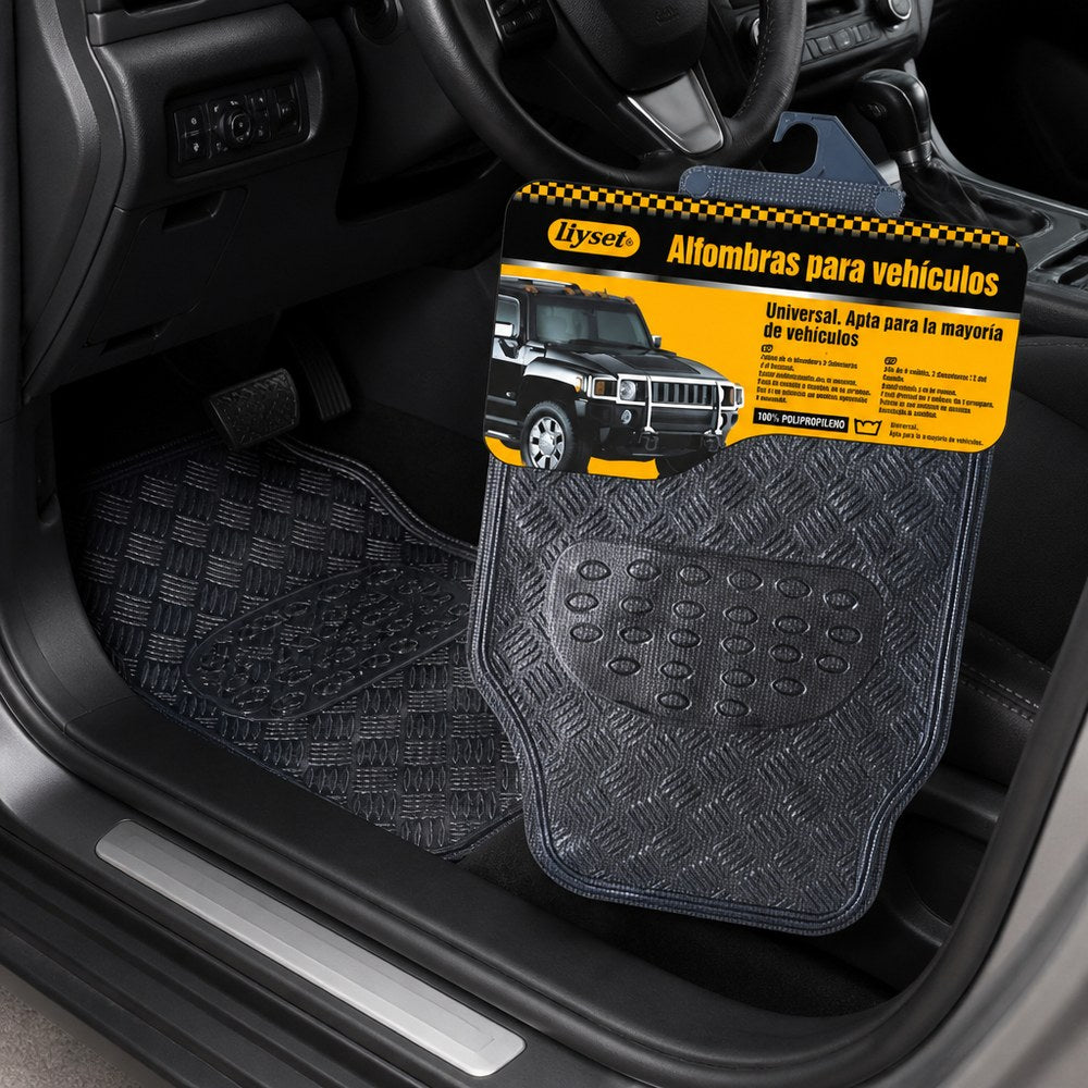 Universal Car Floor Mats | 100% Polypropylene | Trimmable | Easy Cleaning