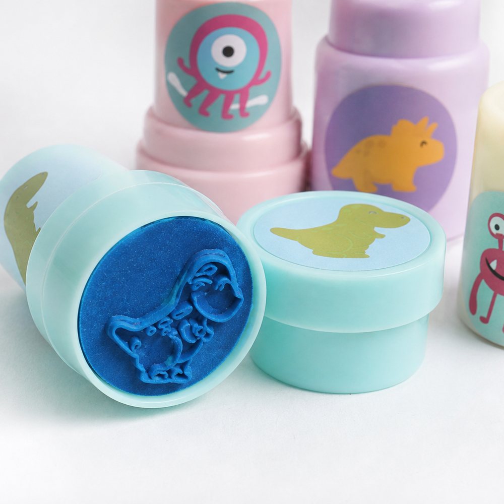 Kids' Stamp with Adorable Dinosaur Design
