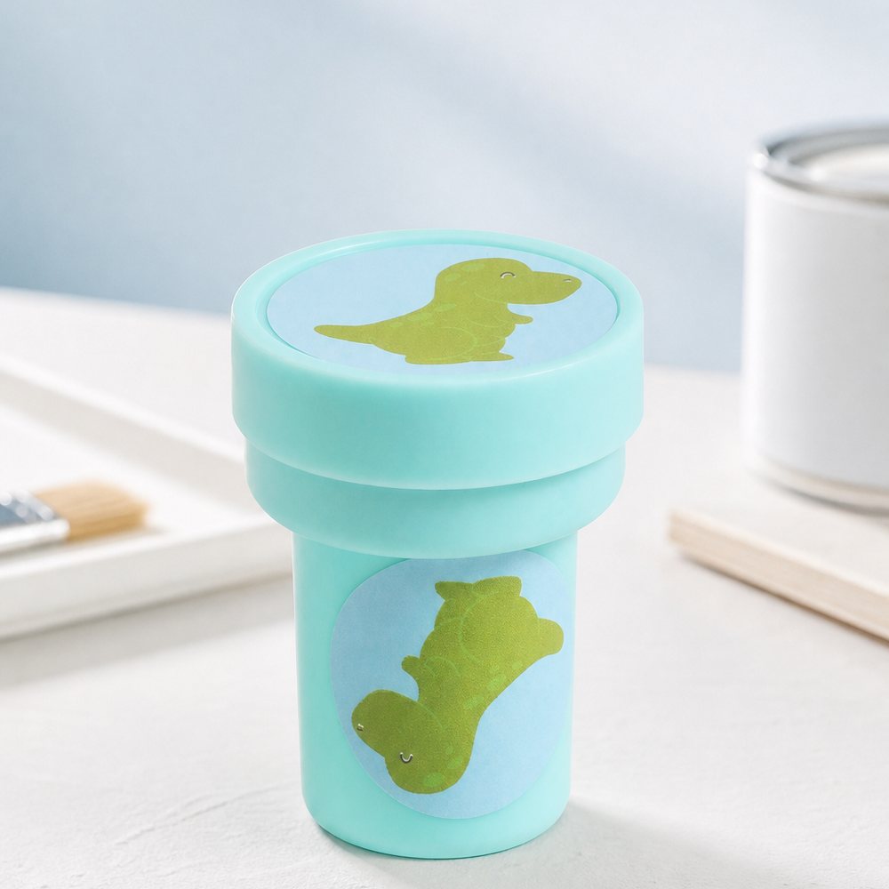 Kids' Stamp with Adorable Dinosaur Design