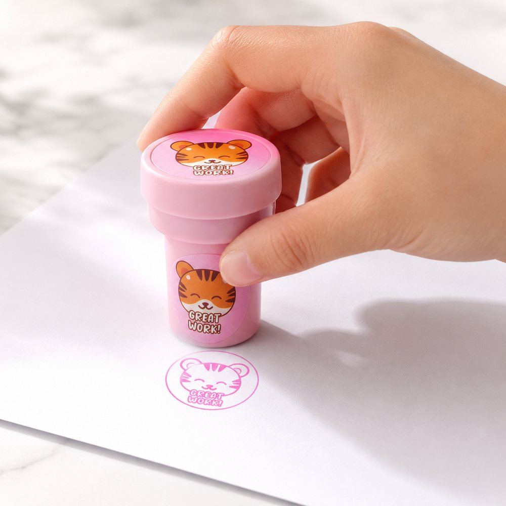 Tiger Design Children's Stamp