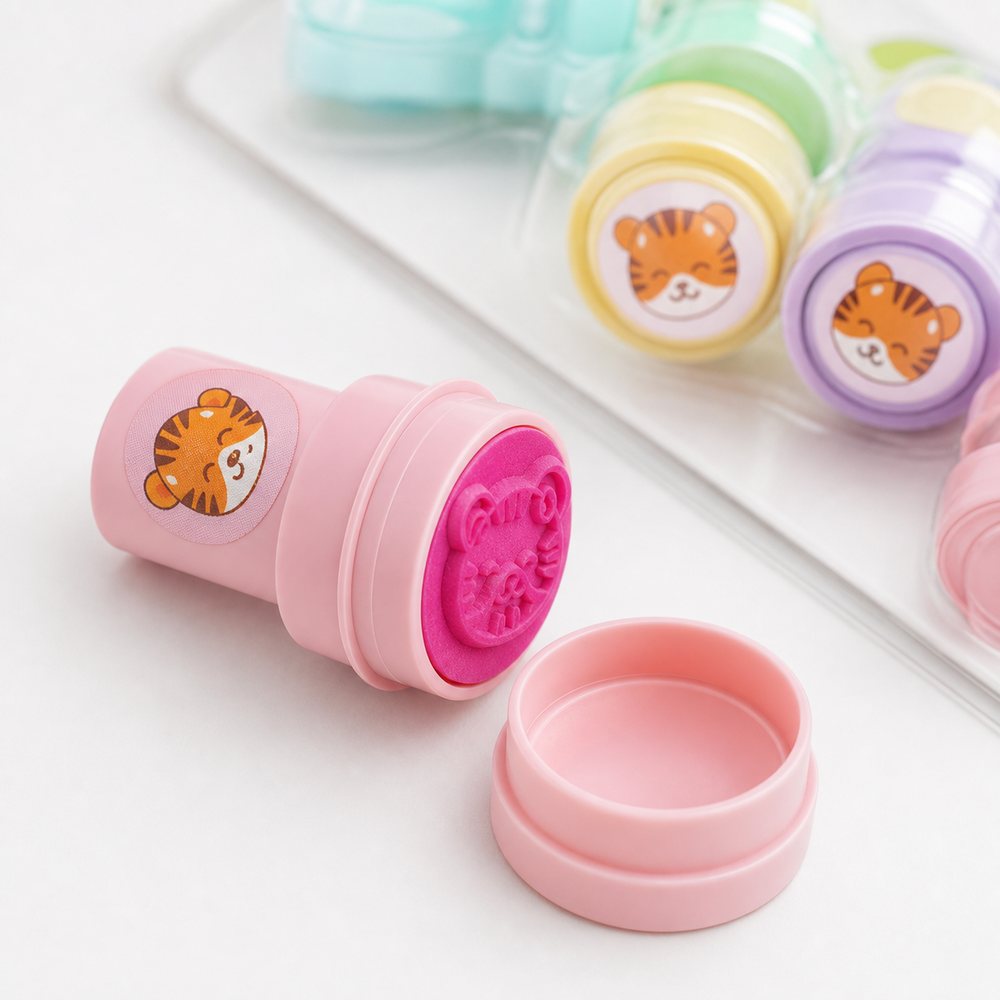 Tiger Design Children's Stamp
